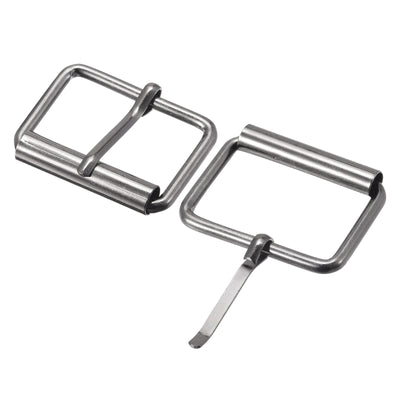 Harfington Uxcell 30mm(1.18") Metal Roller Buckles for Belts Bags Straps DIY Dark Gray 10pcs