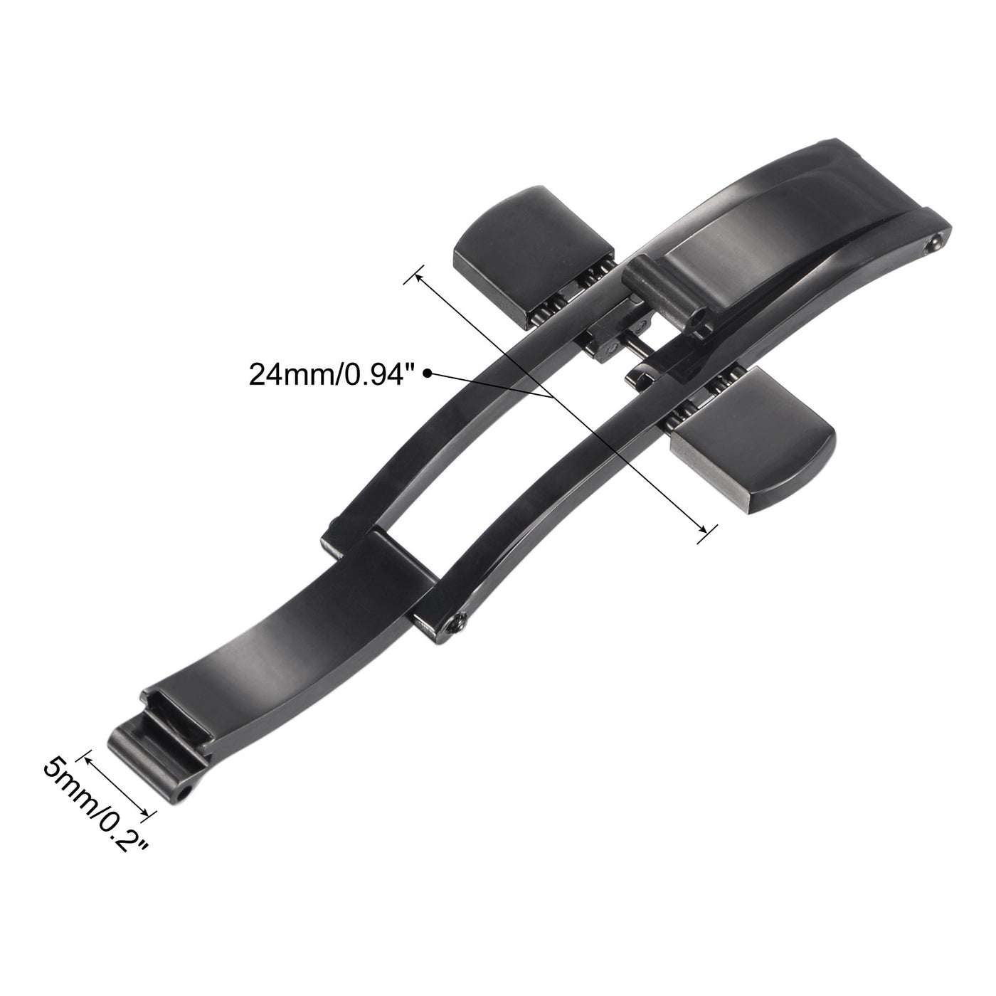 uxcell Uxcell Folding Clasp Push Button Watch Band