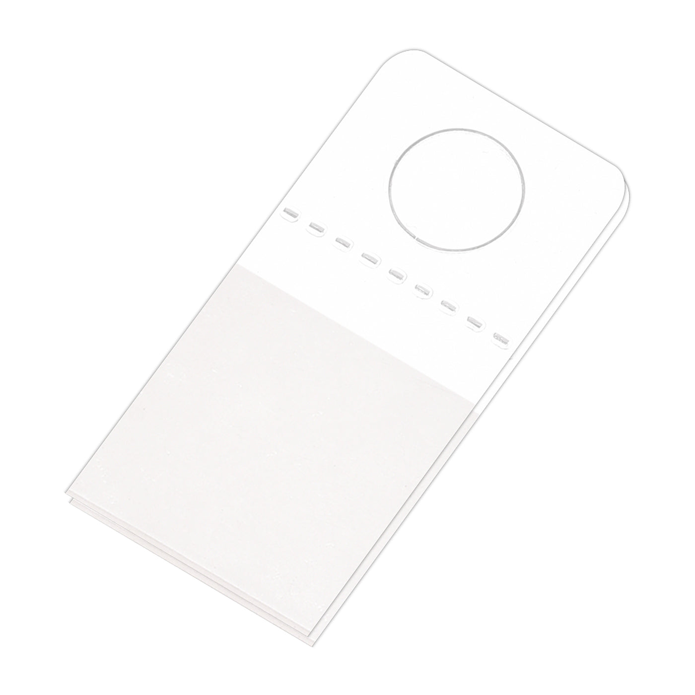 Harfington Clear Self Adhesive Hang Tab Hook, Display Folding Tabs for Retail Store Display