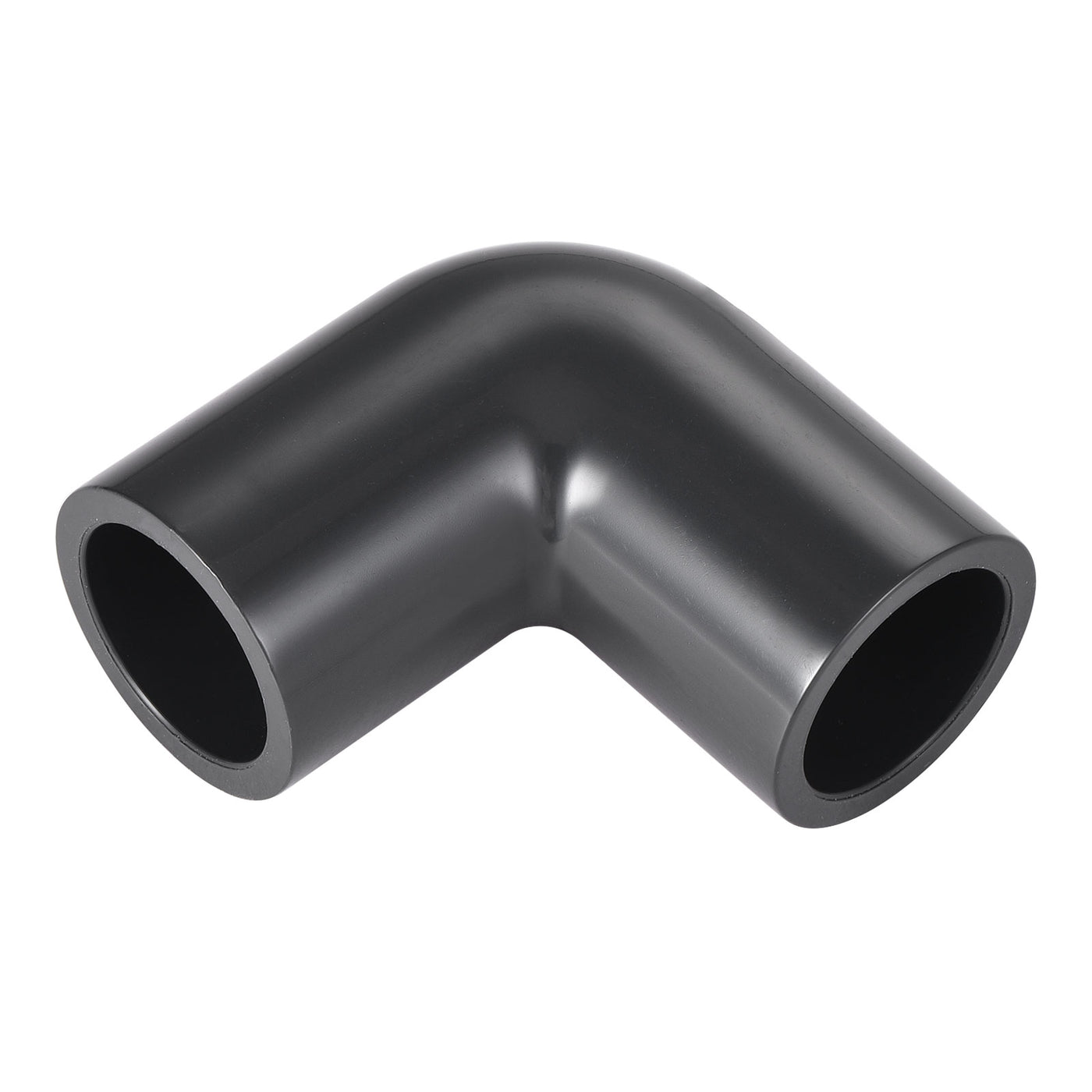 Harfington UPVC Elbow Pipe Fitting DN15 1/2" ID Socket 90 Degree Water Pipe Connector Adapter, Gray