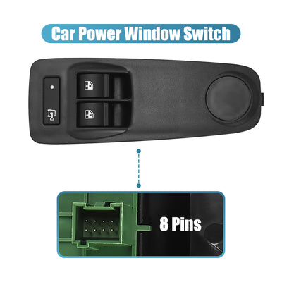 Harfington Front Driver Side Master Power Window Switch for Ram ProMaster 1500 2500 3500 2014-2017 Replace 1ZP75JXWAC