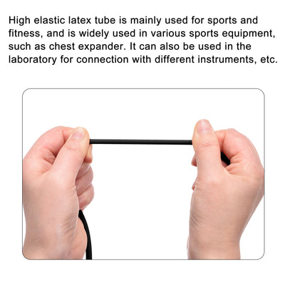 Harfington Natural Latex Rubber Tubes Highly Elastic for Sports Exercise Fitness