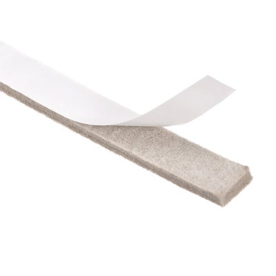 Harfington Uxcell Self Adhesive Felt Tape  Furniture Strip Roll Self-adhesive