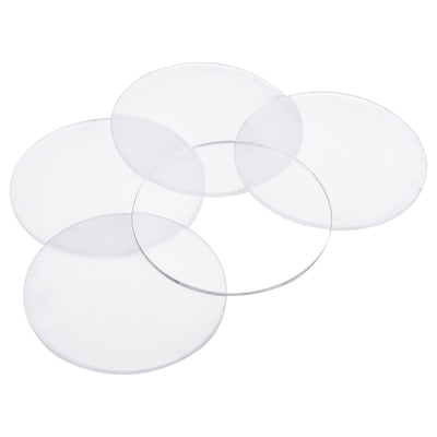 Harfington Blank Acrylic Discs without Hole for Craft Vinyl Projects