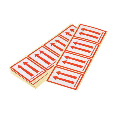 Harfington Rectangle Arrows This Side Up Safe Handling Stickers for Shipping