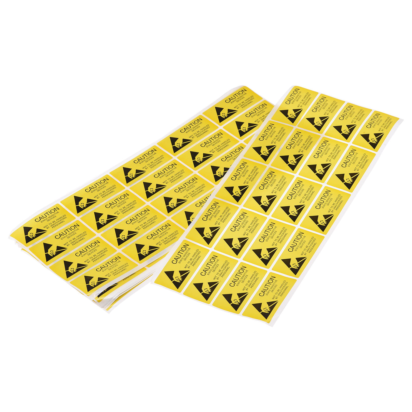 Harfington Self Adhesive Static Warning Sticker Label for Electrostatic Devices 200 Pcs