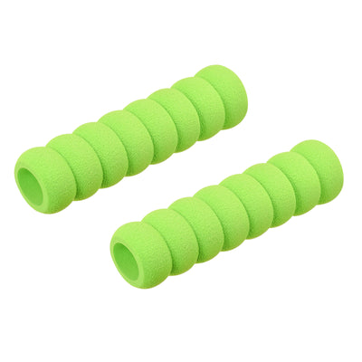 Harfington Uxcell Door Handle Cover Nitrile Rubber Protector Spiral Sleeve Green 2pcs