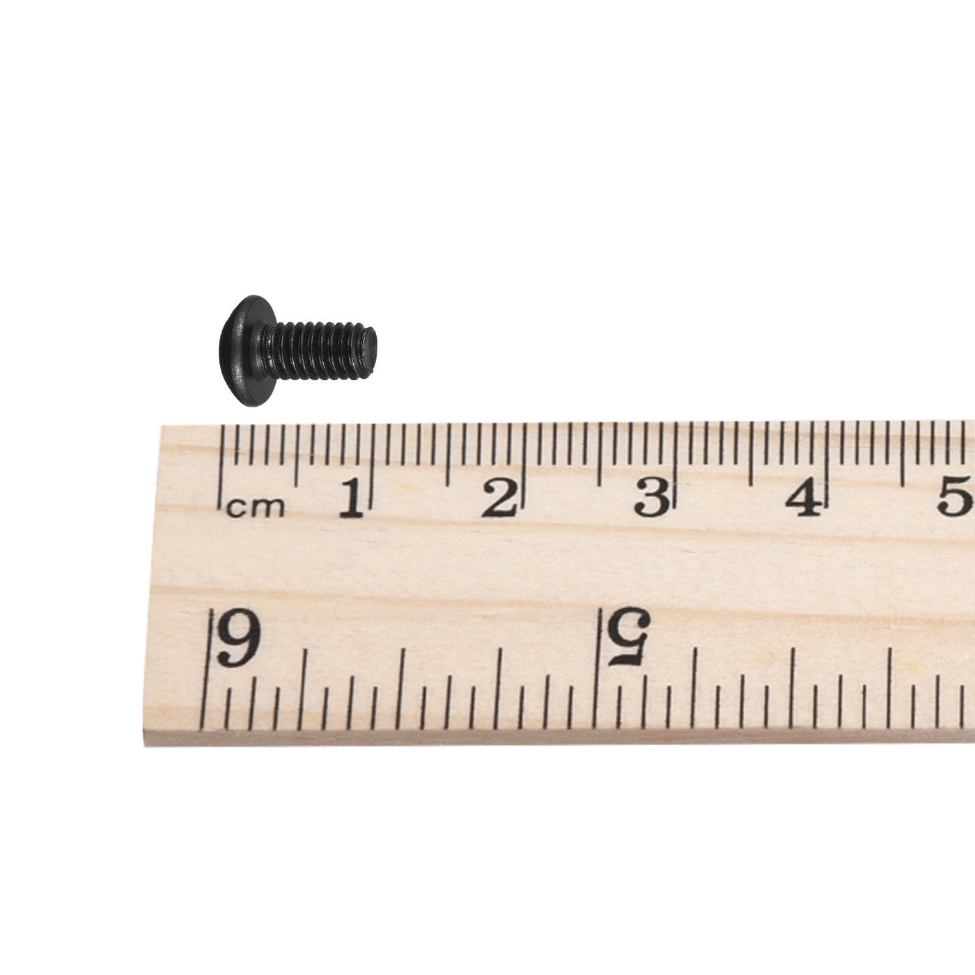 100pcs M4x8mm Black Alloy Steel Hex Socket Button Head Screws – Strong & Durable For DIY & Repair