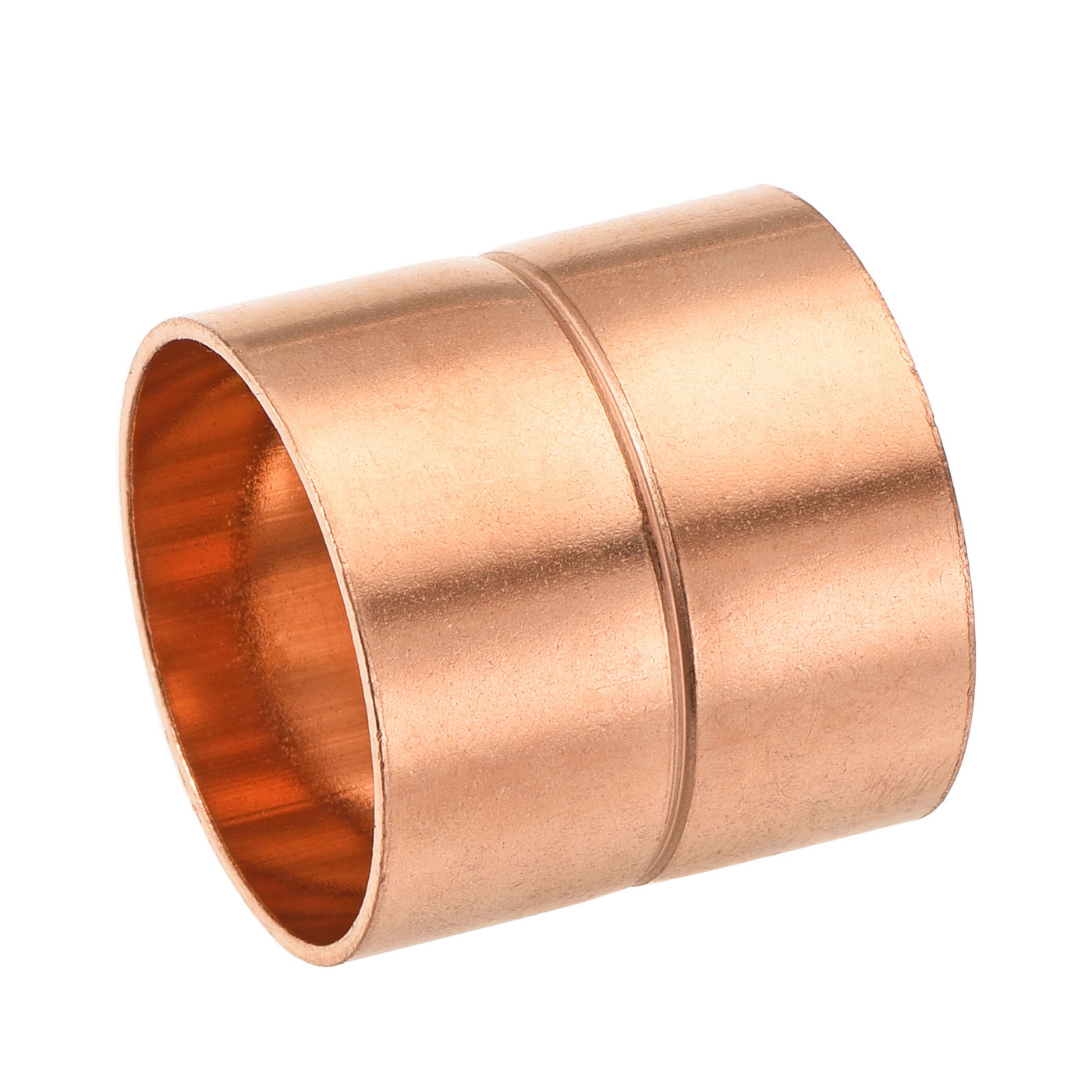 Harfington Copper Pipe Coupling 32mm Straight Connecting Adapter Joint for Plumbing