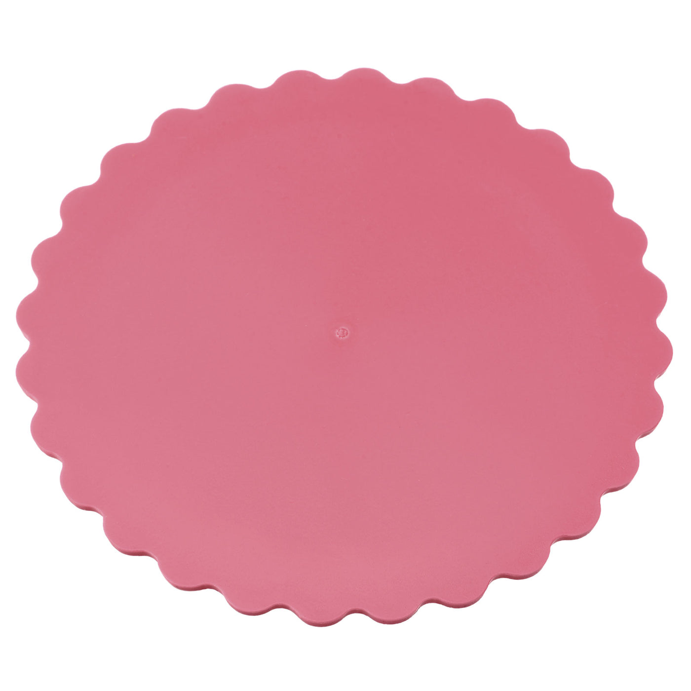 uxcell Uxcell 105mm(4.13") Round Coasters Soft PVC Cup Mat Pad for Tableware Pink 4pcs