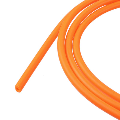 Harfington Natural Latex Rubber Tubing 1.6mm ID 3.2mm OD 16ft Orange Highly Elastic