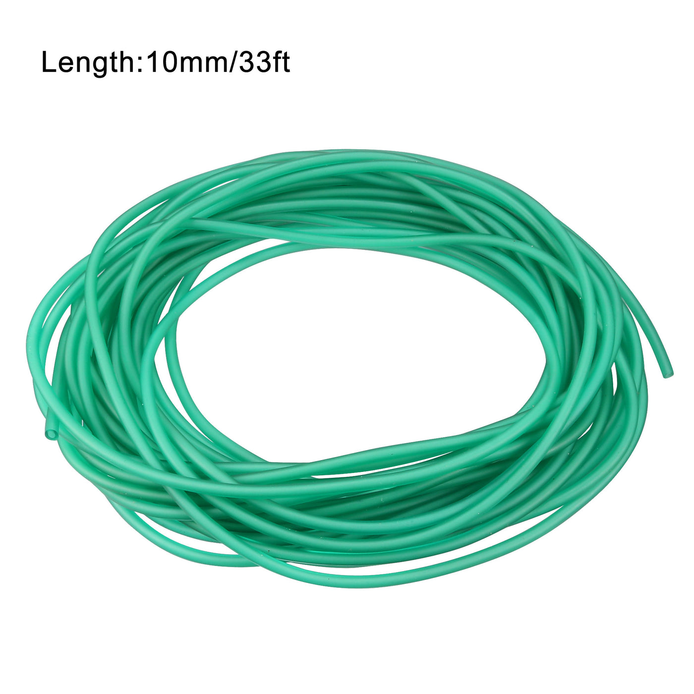 Harfington Natural Latex Rubber Tubing 1.6mm ID 3.2mm OD 33ft Green Highly Elastic