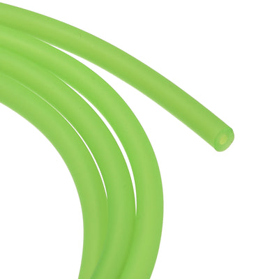 Harfington Natural Latex Rubber Tubing 1.7mm ID 4.5mm OD 8ft Fluorescent Green