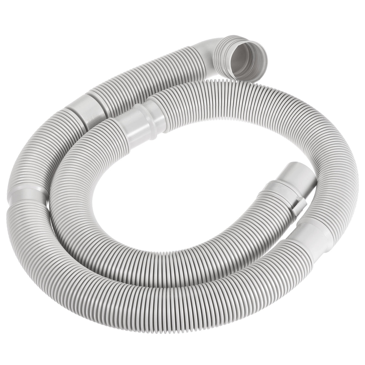 Harfington Washing Machine Drain Hose, 38mm Inner Dia 1.5M Length Flexible Pipe Extension Gray