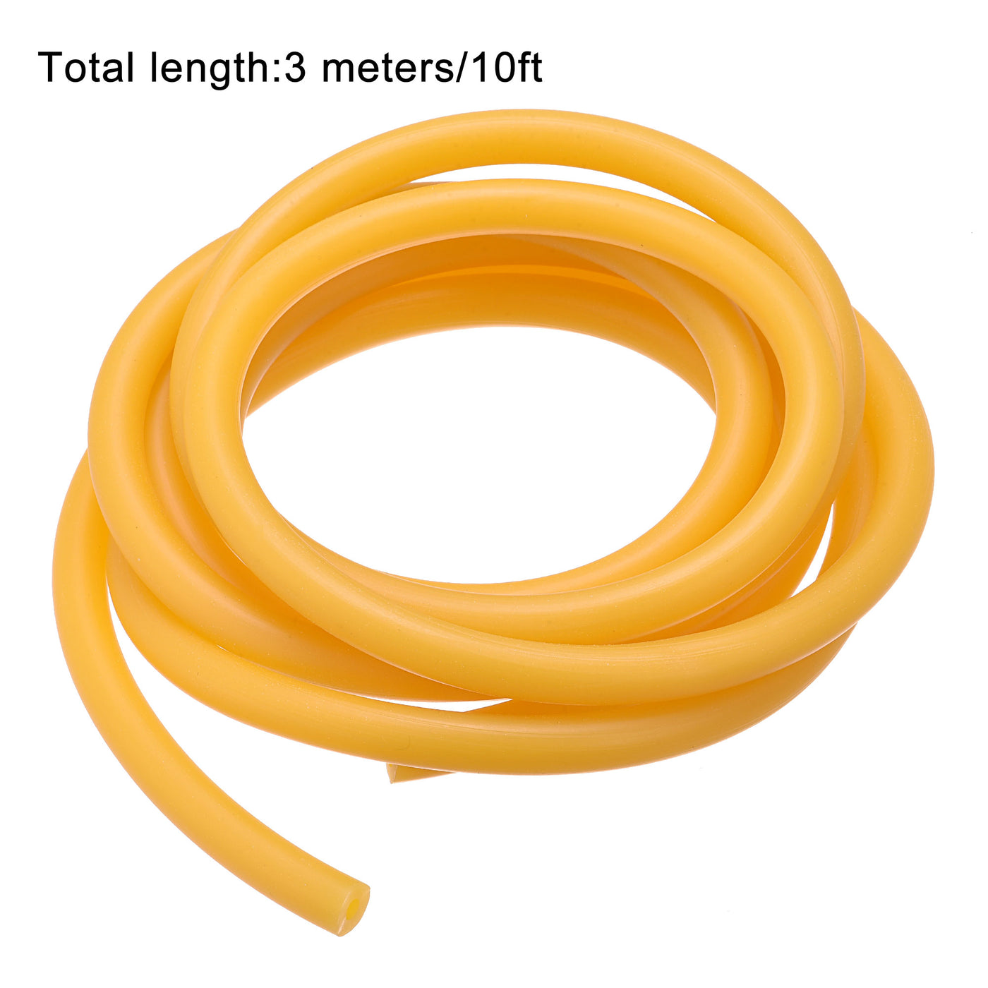 Harfington Natural Latex Rubber Tubing 5mm ID 12mm OD 10ft for Sports Exercise Fitness