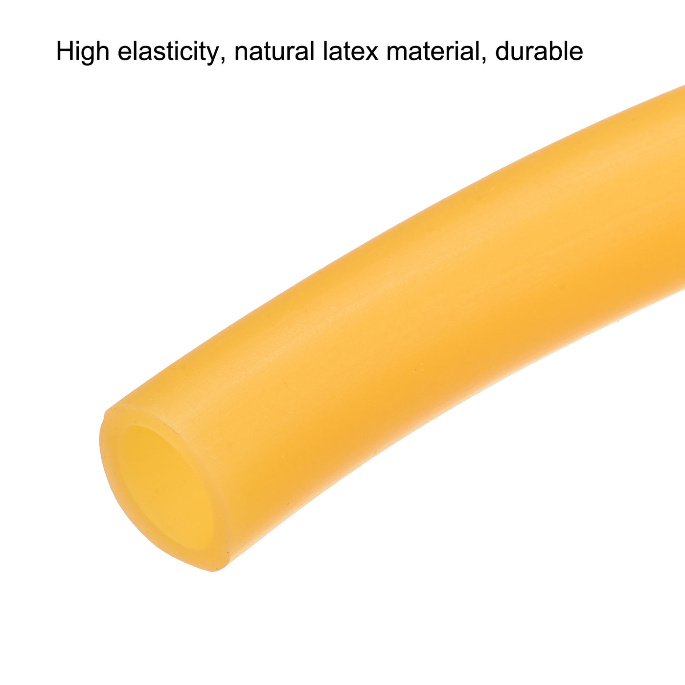 Harfington Natural Latex Rubber Tubing 12mm ID 17mm OD 10ft for Sports Exercise Fitness