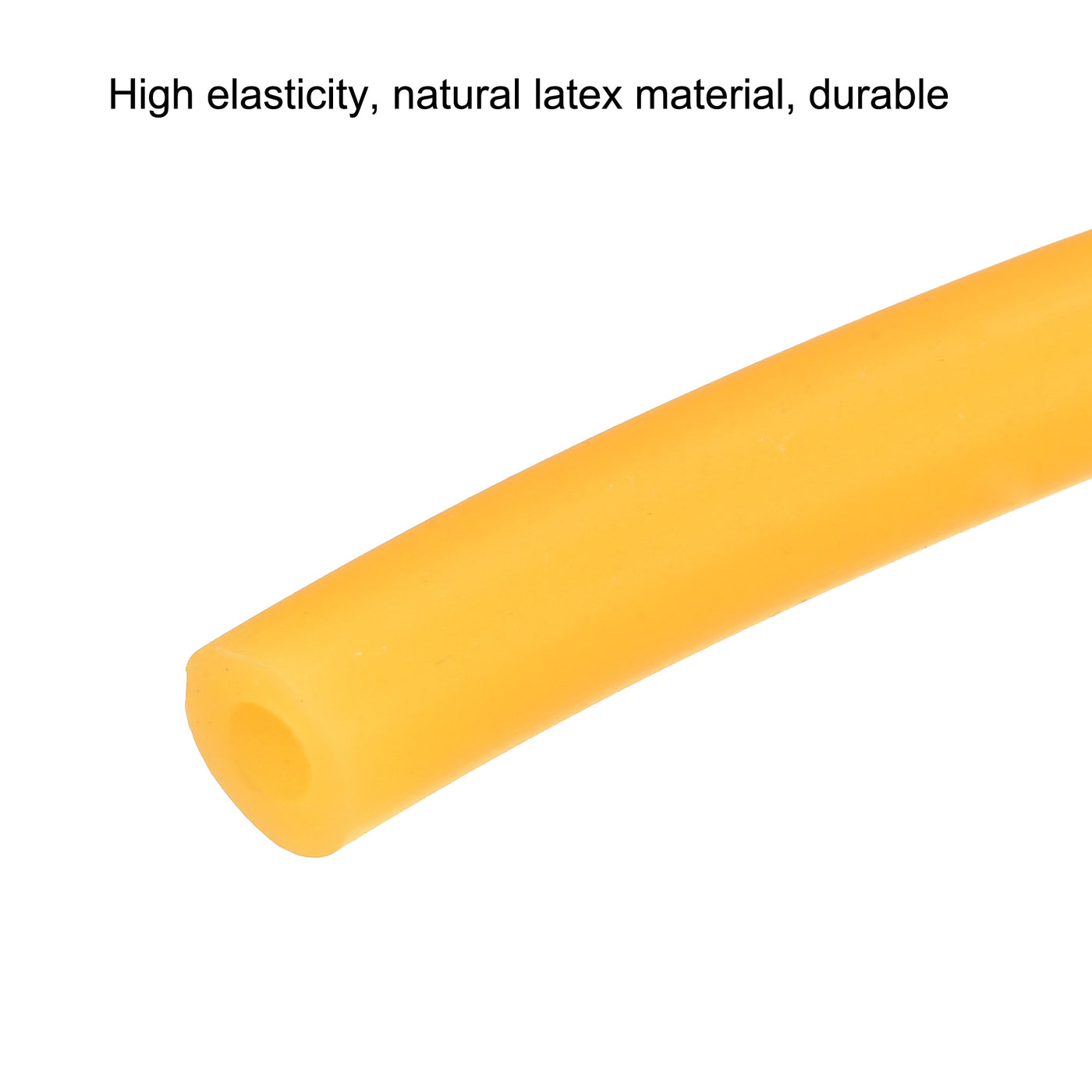 Harfington Natural Latex Rubber Tubing 5mm ID 10mm OD 16ft for Sports Exercise Fitness