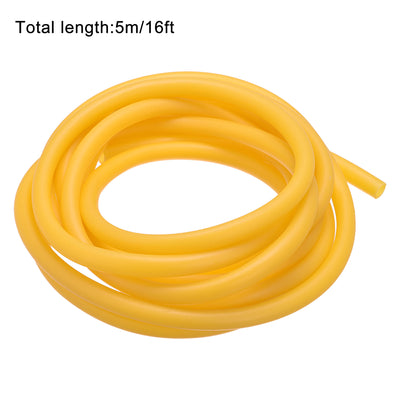 Harfington Natural Latex Rubber Tubing 10mm ID 14mm OD 16ft for Sports Exercise Fitness