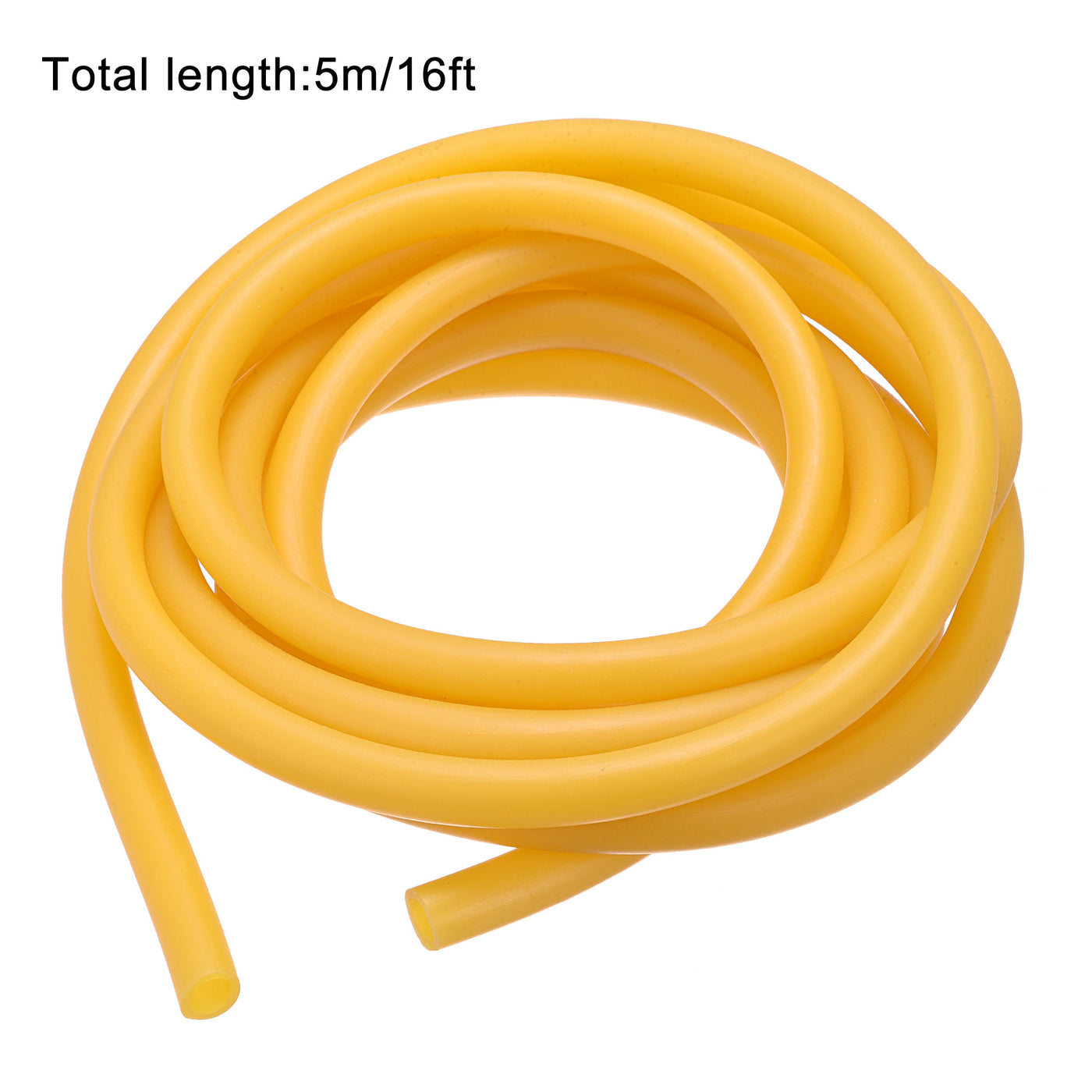 Harfington Natural Latex Rubber Tubing 12mm ID 17mm OD 16ft for Sports Exercise Fitness