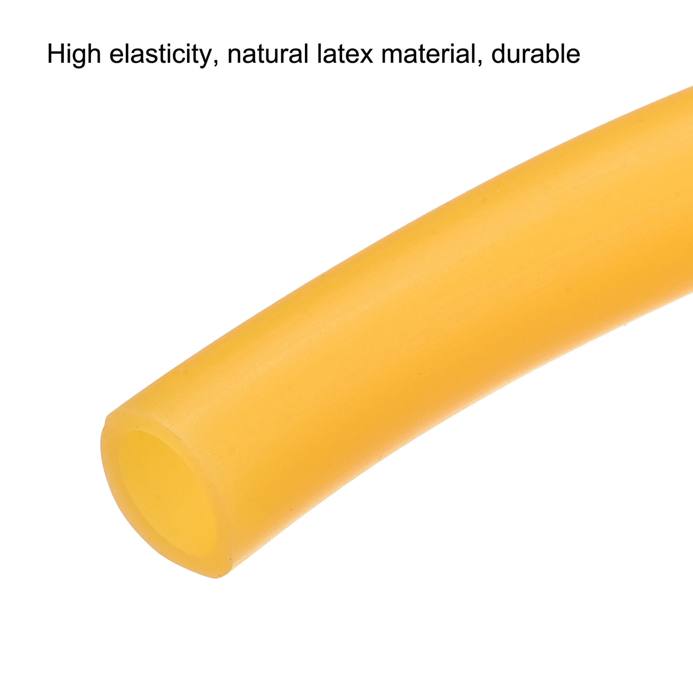Harfington Natural Latex Rubber Tubing 12mm ID 17mm OD 16ft for Sports Exercise Fitness