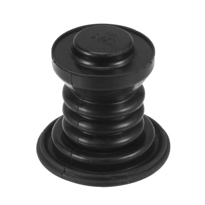 Harfington Washing Machine Drain Pipe Seal Silicone Sealing Plug Ring 52mm Black