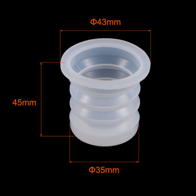 Harfington Washing Machine Drain Pipe Seal Silicone Sealing Plug Rings for Bathroom, Laundry Rooms