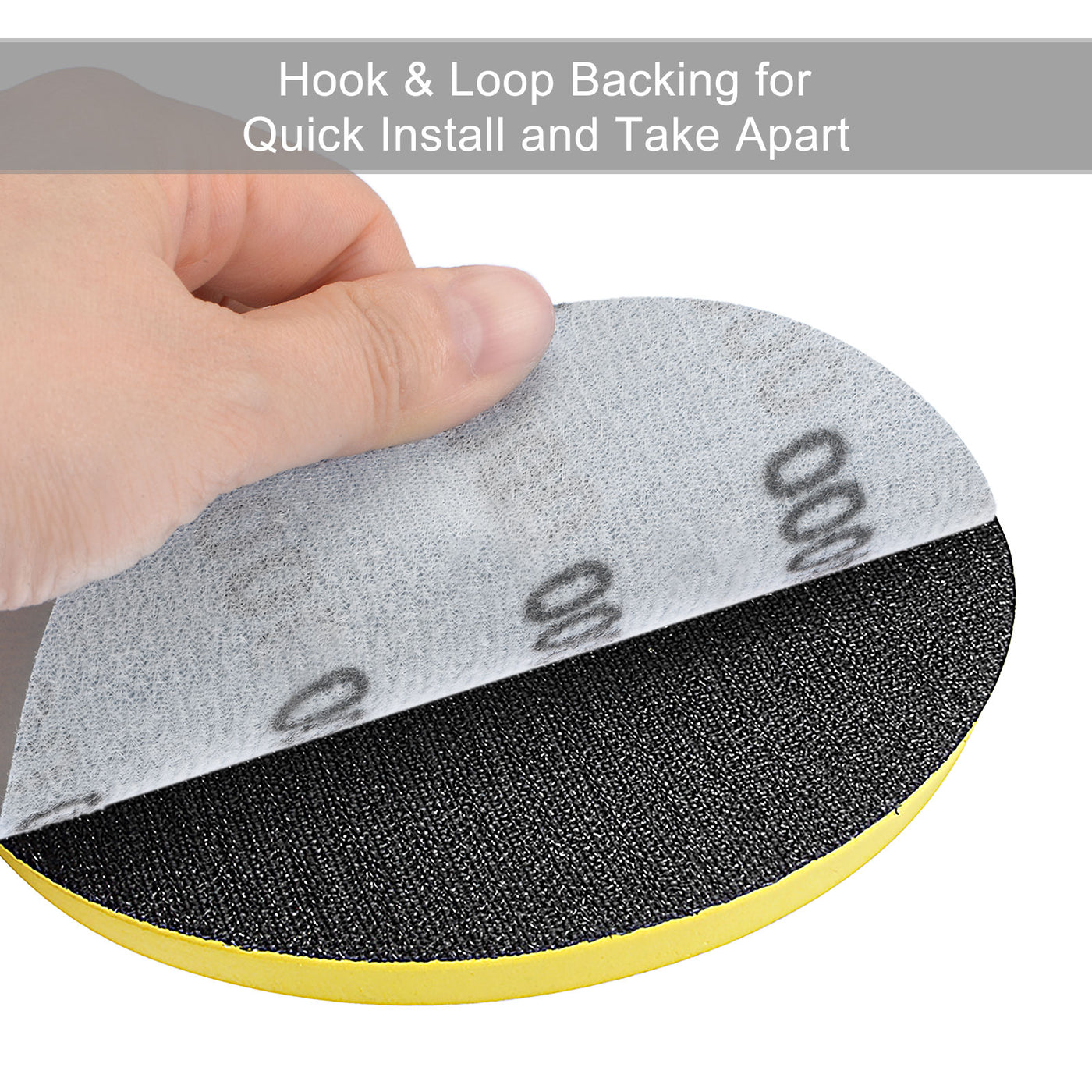 Uxcell Uxcell 6 Inch Sanding Disc 1200 Grit Hook and Loop Wet Dry Usable Silicon Carbide 5Pcs