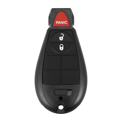 X AUTOHAUX Replacement Keyless Entry Remote Car Key Fob GQ4-53T 433Mhz for Jeep Cherokee 2014-2019 3 Buttons with Door Key 56046953
