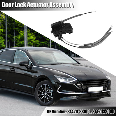 Harfington 81420-3S000 Rear Right Side Door Lock Latch Actuator Assembly for Hyundai Sonata Hybrid Sedan 2011 2012 2013 2014 2015 2.0L 2.4L L4 Engine 814203S000