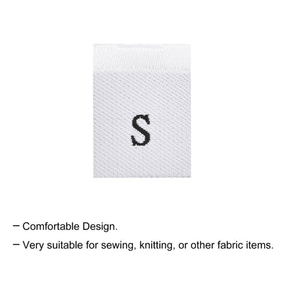Harfington Clothing Sewing Size Label, Embroidered Size Labels for Clothes Garment
