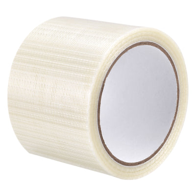 Harfington Filament Strapping Tape 3 Inch x 22 Yards 5.3 Mil, Reinforced Fiberglass Tape