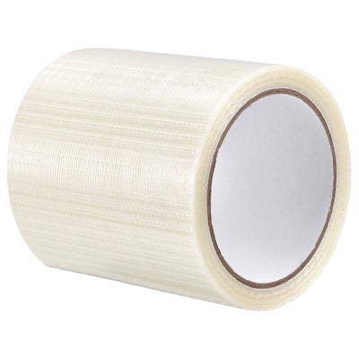 Harfington Filament Strapping Tape 3.9 Inch x 22 Yards 5.3 Mil, Reinforced Fiberglass Tape