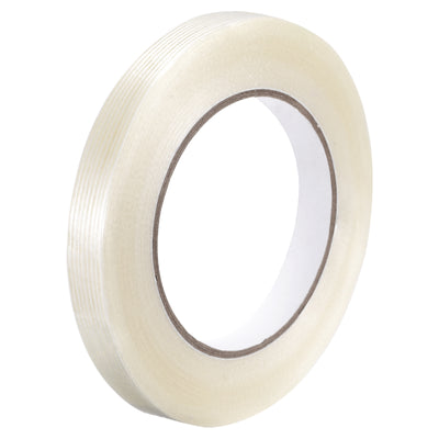 Harfington Filament Strapping Tape 0.6 Inch x 55 Yards 5.3 Mil, Reinforced Fiberglass Tape