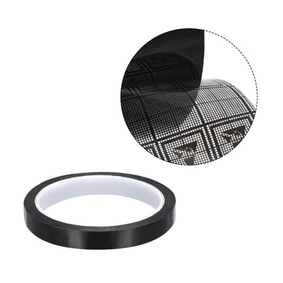 Harfington Adhesive Grid ESD Tape 0.39 Inch Wide x 118 FT Long Conductive Grid Tape, Black