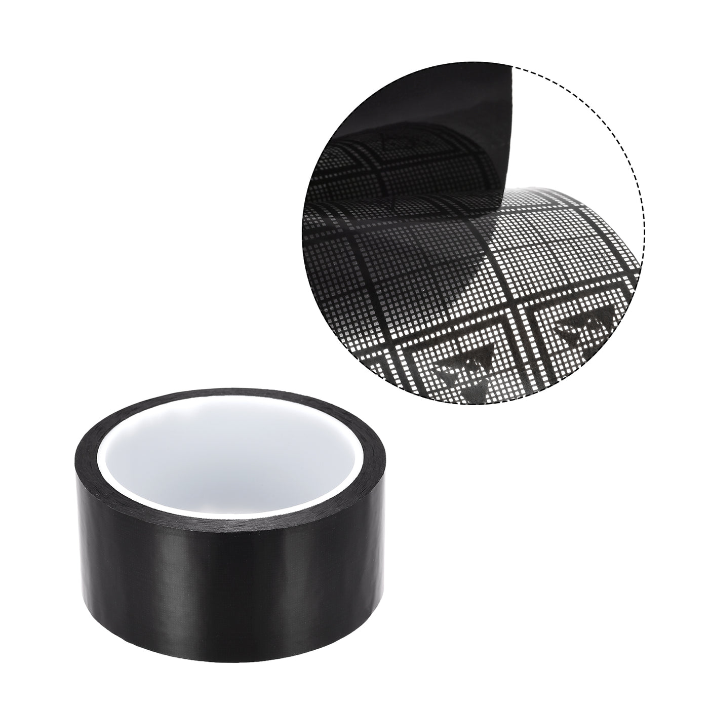 Harfington Adhesive Grid ESD Tape 1.5 Inch Wide x 118 FT Long Conductive Grid Tape, Black
