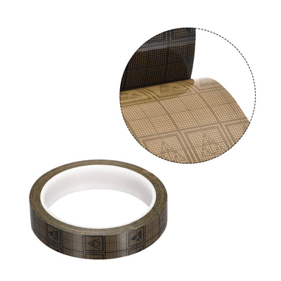 Harfington Adhesive Grid ESD Tape 0.79 Inch Wide x 118 FT Long Conductive Grid Tape, Brown