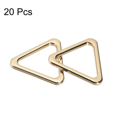 Harfington Uxcell Metal Triangle Ring Buckle for Bags Belts