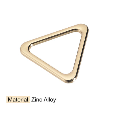Harfington Uxcell Metal Triangle Ring Buckle for Bags Belts