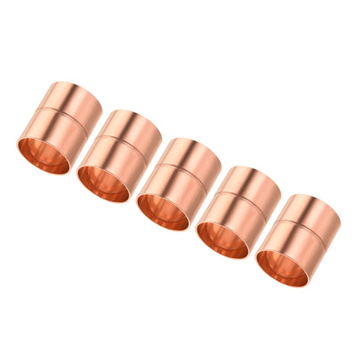 Harfington Straight Copper Coupling Fittings, Welding Joint for HVAC Conditioner