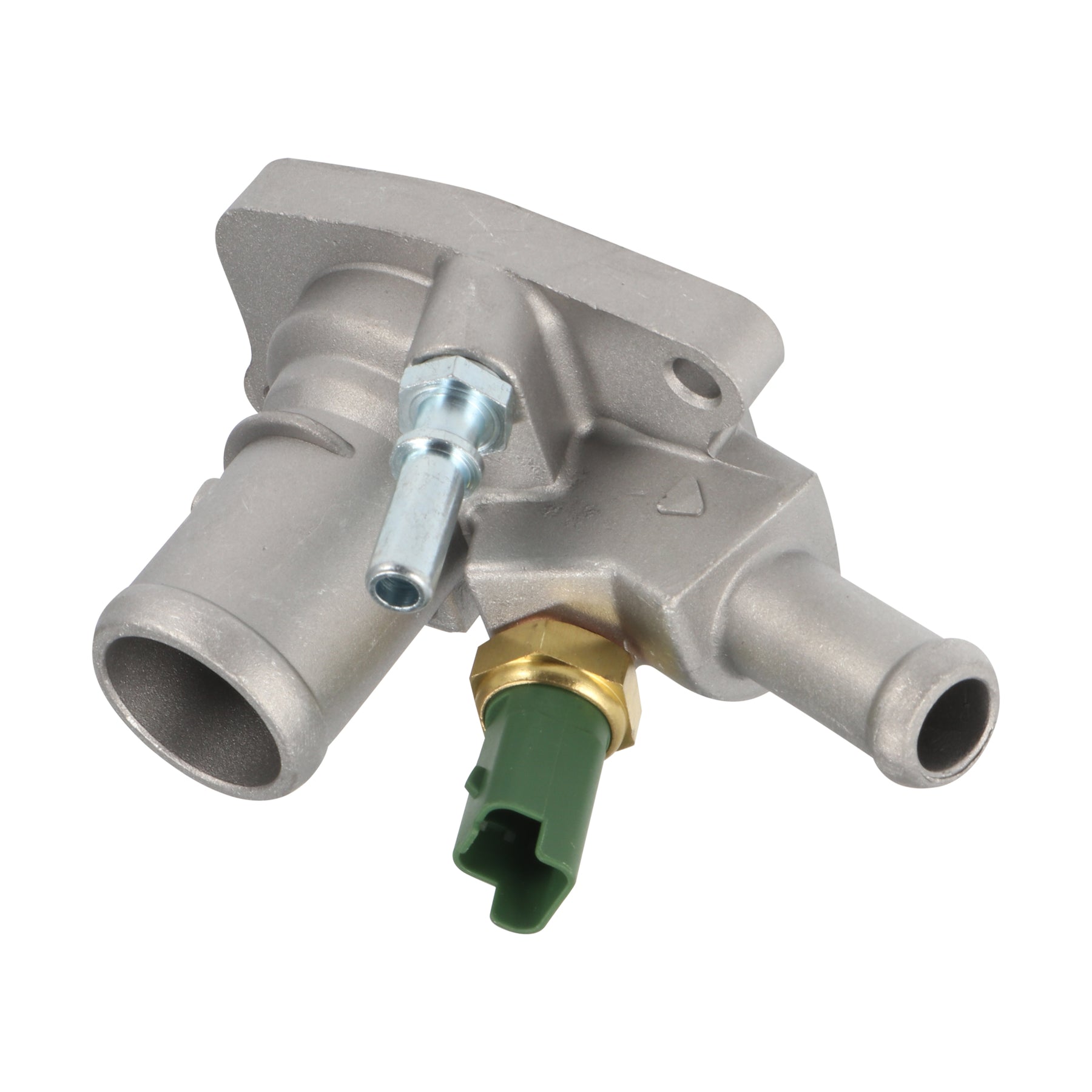 Silver Tone Car Thermostat Housing Accessory For Alfa Romeo For Fiat silver-tone-car-thermostat-housing-accessory-for-alfa-romeo-for-fiat