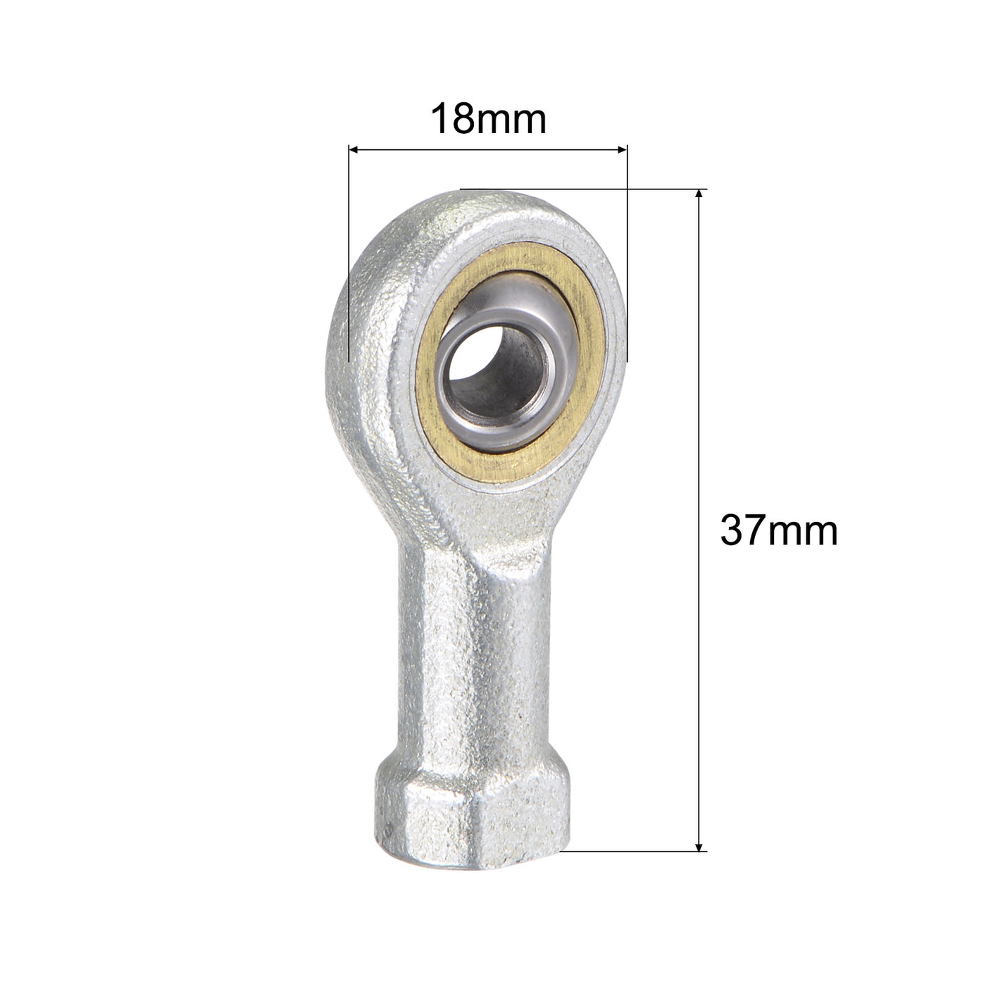 uxcell Uxcell SI5TK PHSA5 Rod End Bearing 5mm Bore M5x0.8 Right Hand Female Thread
