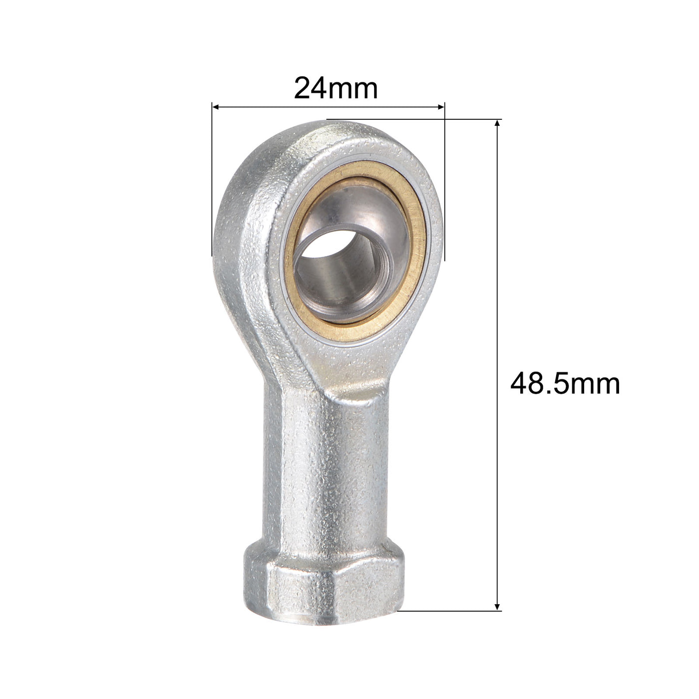 uxcell Uxcell SI8TK PHSA8 Rod End Bearing 8mm Bore M8x1.25 Right Hand Female Thread