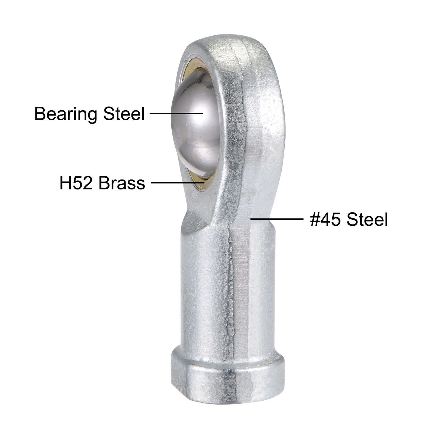 uxcell Uxcell SI20TK PHSA20 Rod End Bearing 20mm Bore M20x1.5 Right Hand Female Thread
