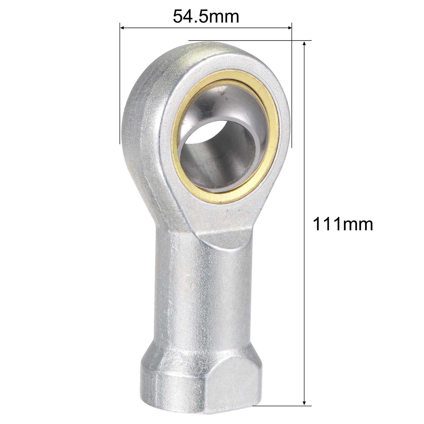 uxcell Uxcell SI22TK PHSA22 Rod End Bearing 22mm Bore M22x1.5 Right Hand Female Thread