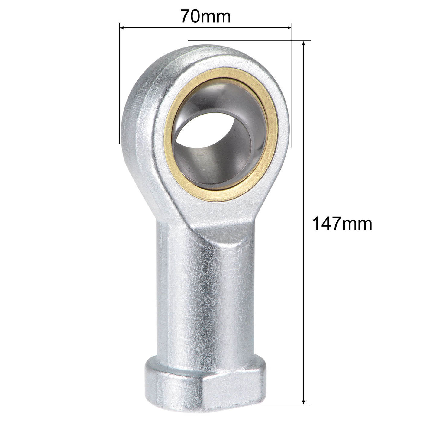 uxcell Uxcell SI30TK PHSA30 Rod End Bearing 30mm Bore M30x2 Right Hand Female Thread
