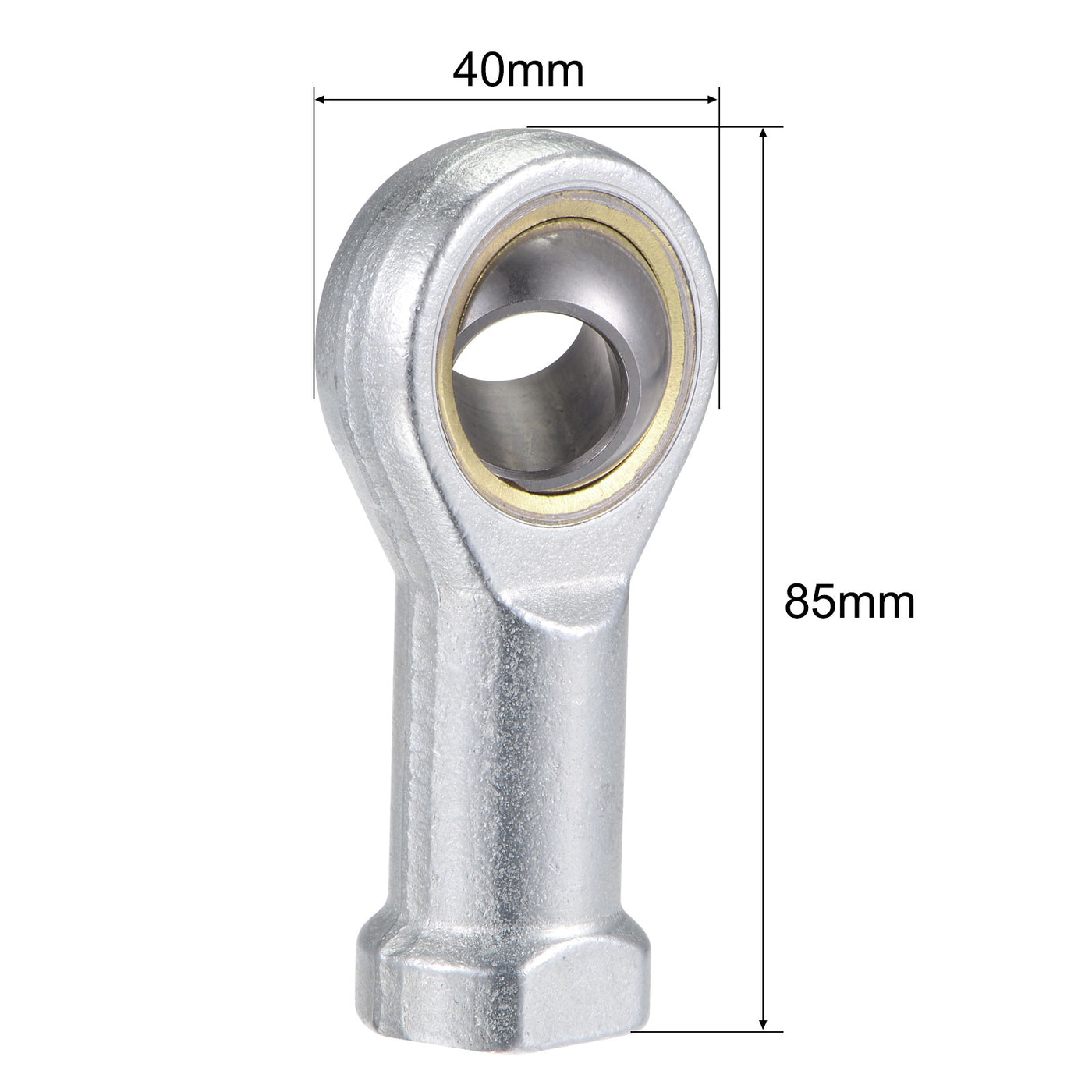 uxcell Uxcell SI16TK PHSA16 Rod End Bearing 16mm Bore M16x2.0 Left Hand Female Thread