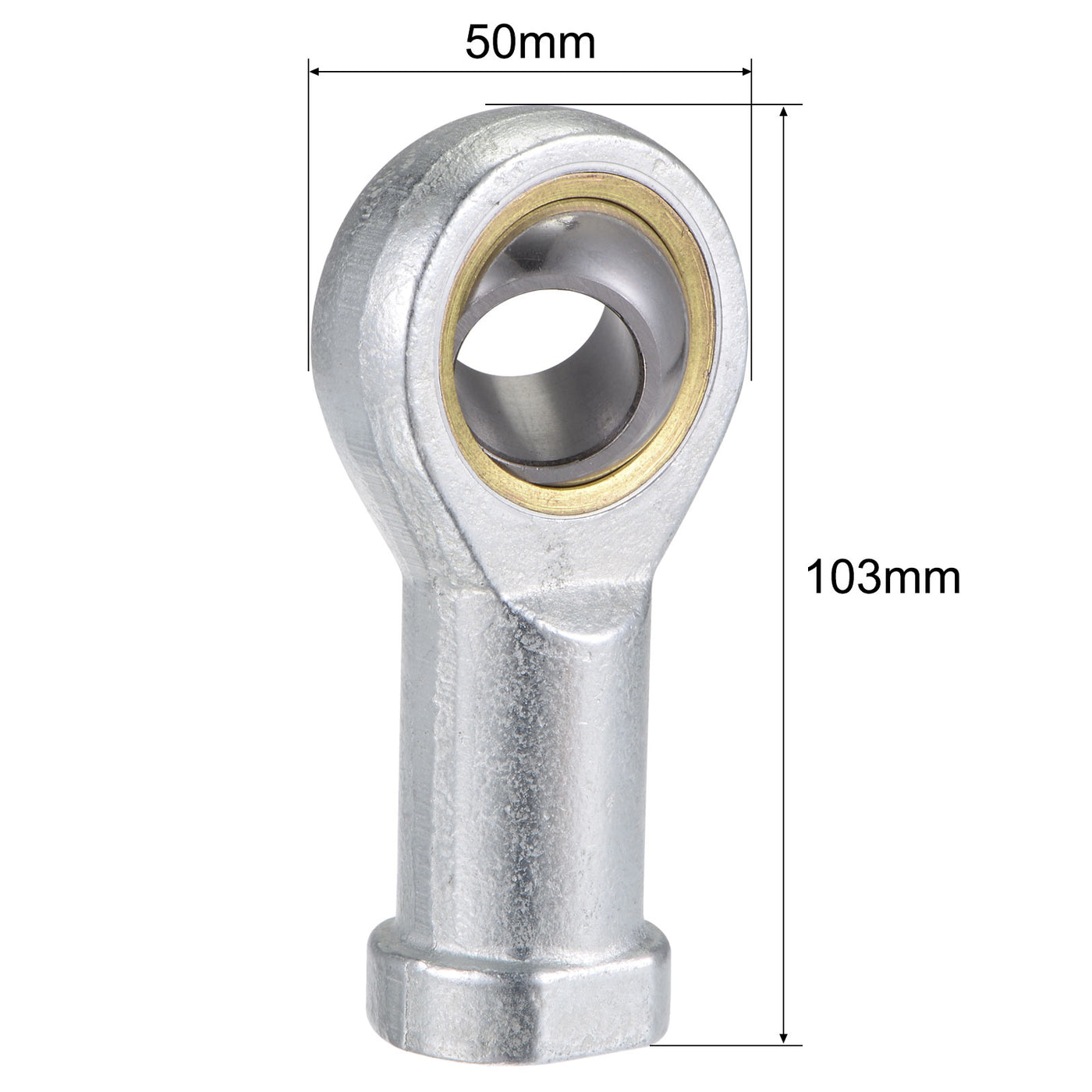 uxcell Uxcell SI20TK PHSA20 Rod End Bearing 20mm Bore M20x1.5 Left Hand Female Thread