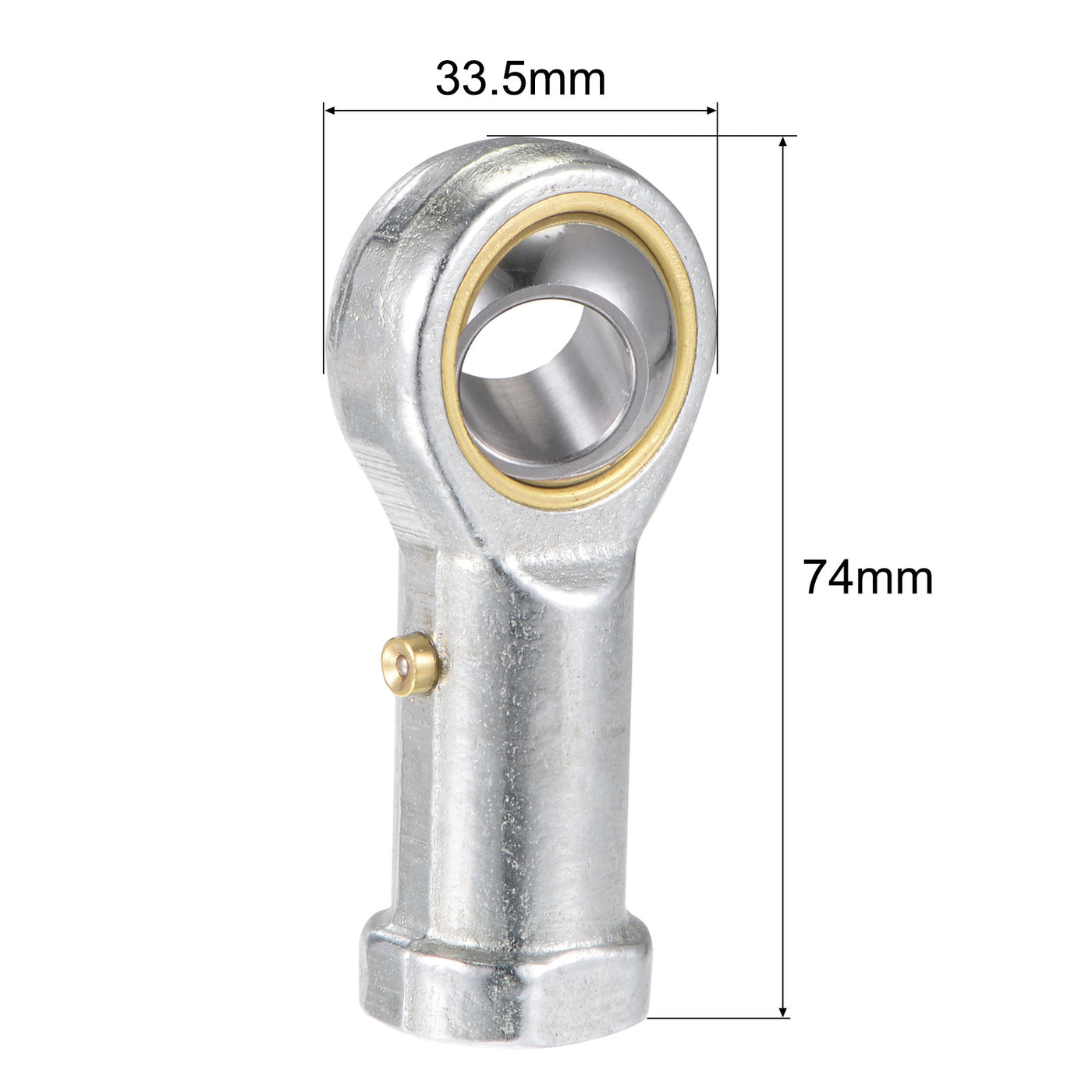 uxcell Uxcell PHS14 Rod End Bearing 14mm Bore Self-lubricated M14x2.0 Right Hand Female Thread