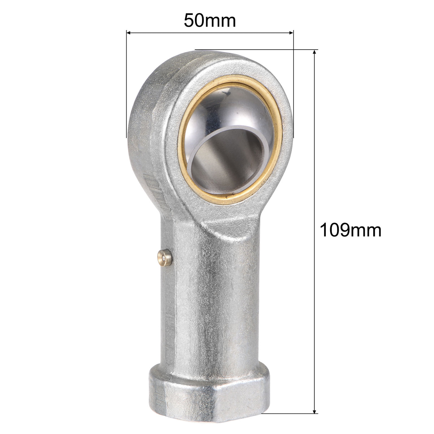 uxcell Uxcell PHS22 Rod End Bearing 22mm Bore Self-lubricated M22x1.5 Right Hand Female Thread