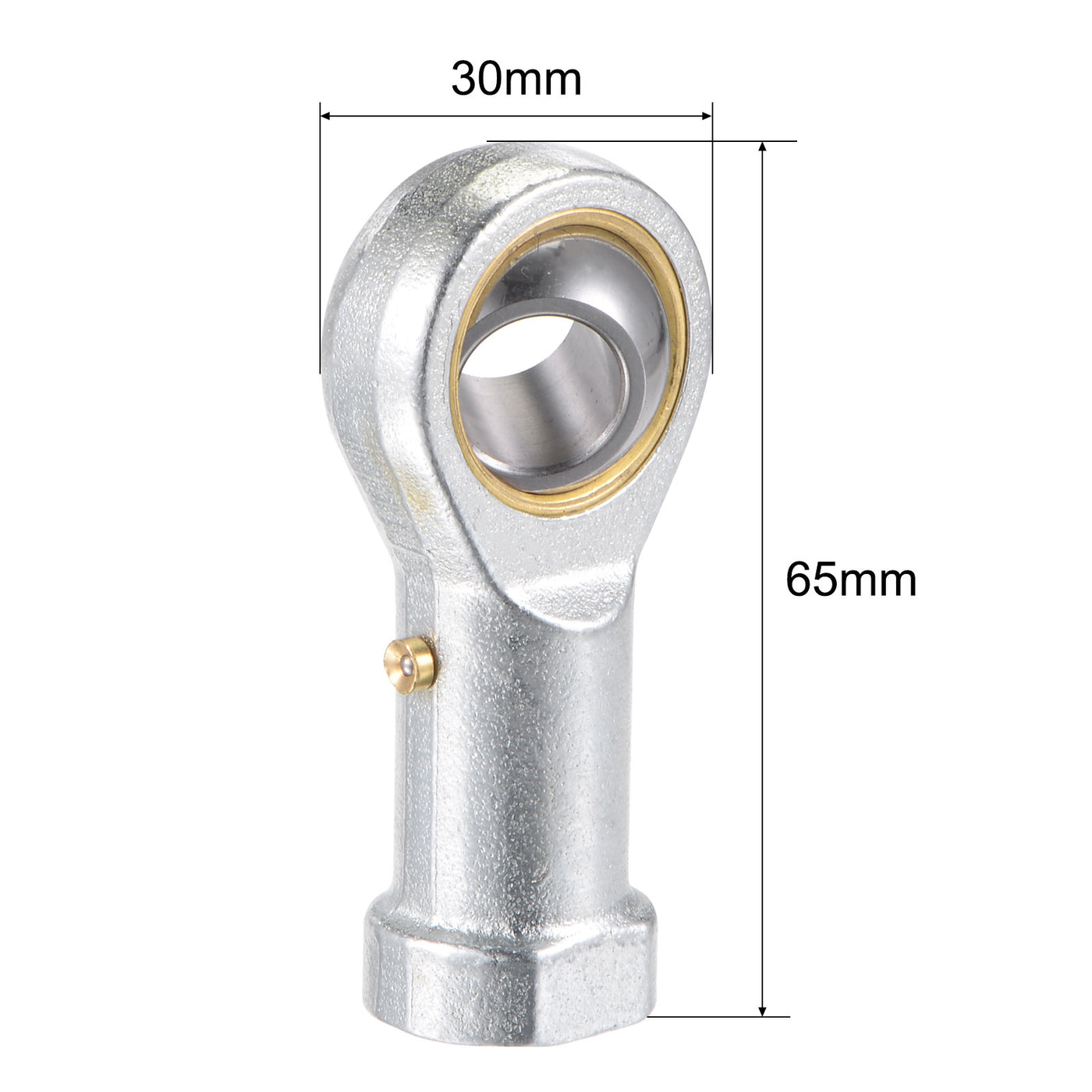 uxcell Uxcell PHS18 Rod End Bearing 18mm Bore Self-lubricated M18x1.5 Left Hand Female Thread